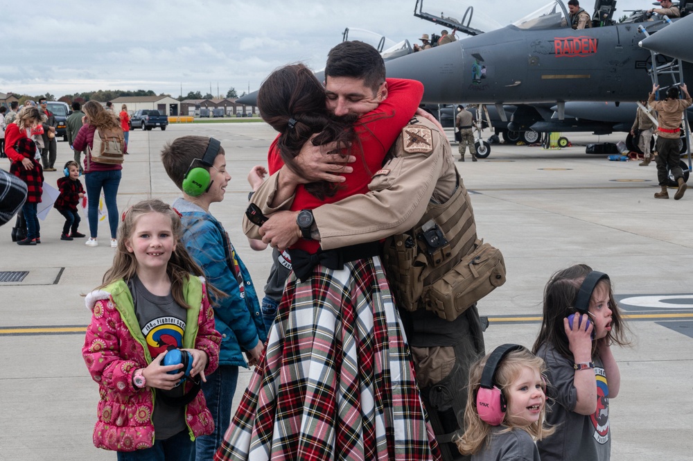 494th FS return from deployment