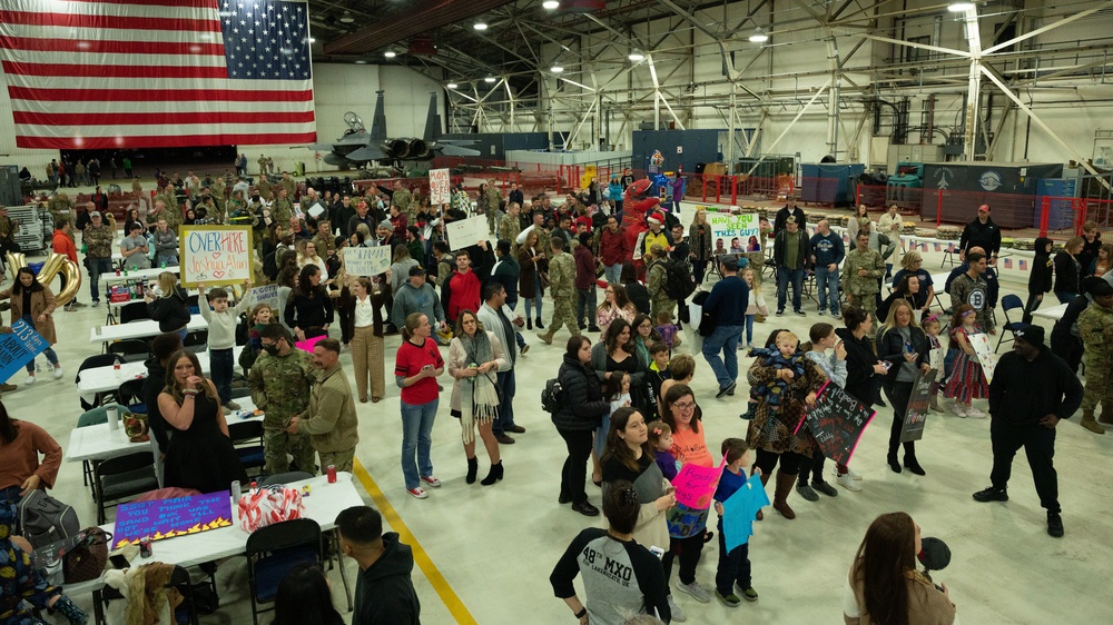 494th Fighter Squadron returns from deployment