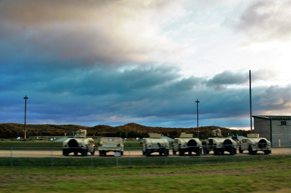 October 2021 training operations at Fort McCoy