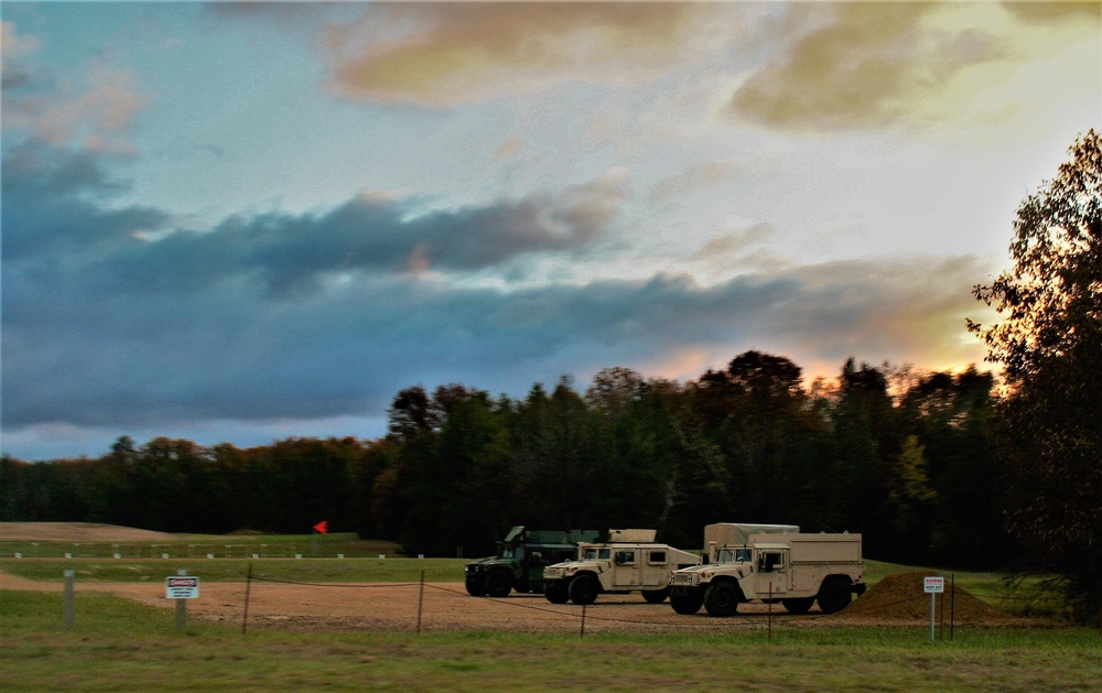 October 2021 training operations at Fort McCoy