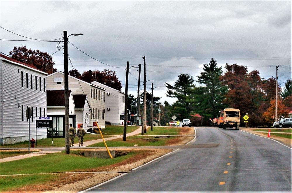 October 2021 training operations at Fort McCoy