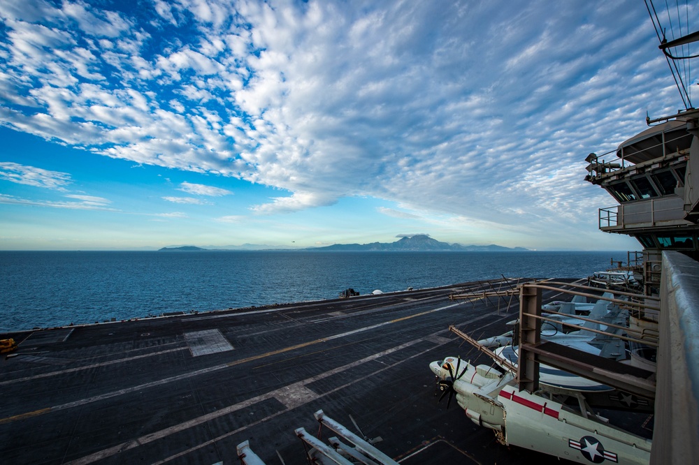 Ike Supports Naval Operations in 6th Fleet Area of Operations