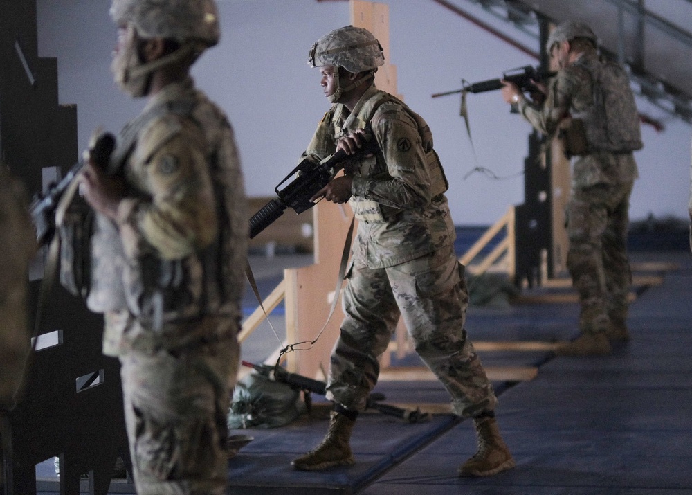 Rapid Port Opening Element Soldiers conduct EST weapons qualification