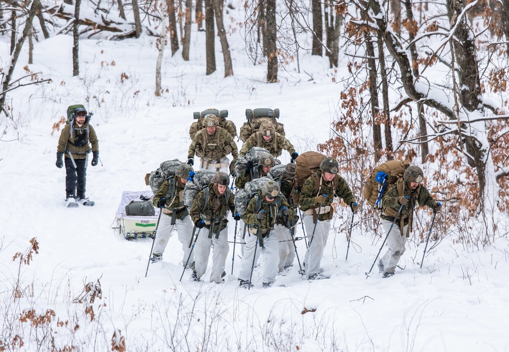 Cold-Weather Operations Course Class 21-03 at Fort McCoy, Wisconsin