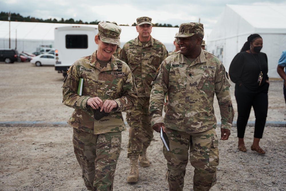 Brig. Gen. Howard tours Task Force Pickett