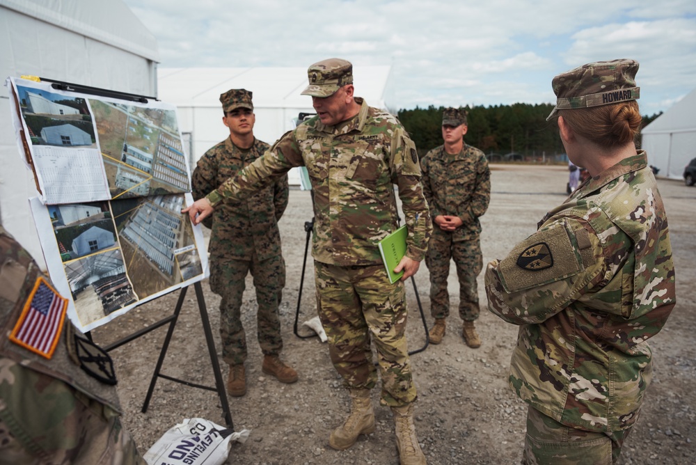Brig. Gen. Howard tours Task Force Pickett