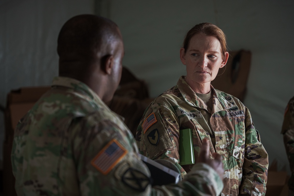 Brig. Gen. Howard tours Task Force Pickett