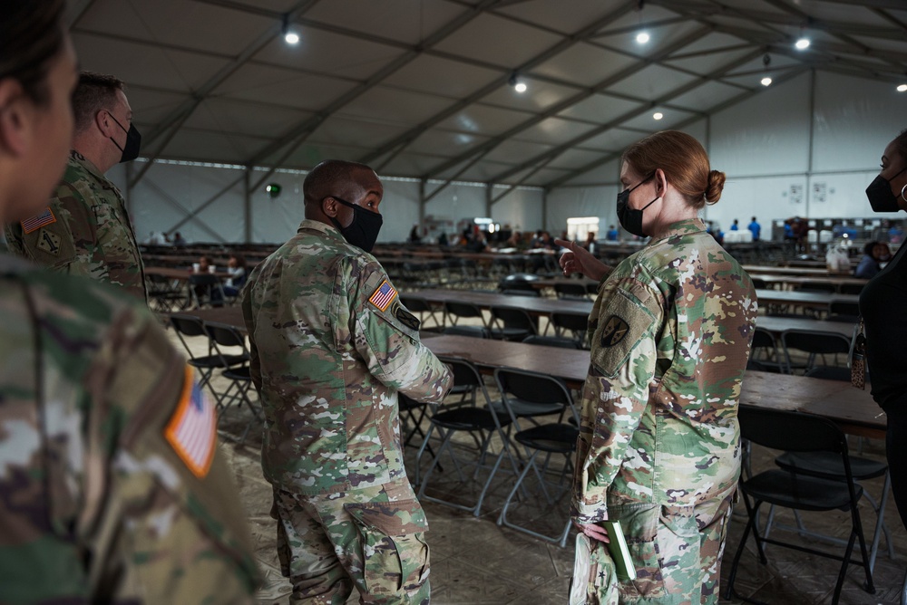 Brig. Gen. Howard tours Task Force Pickett