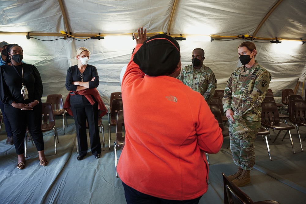 Brig. Gen. Howard tours Task Force Pickett