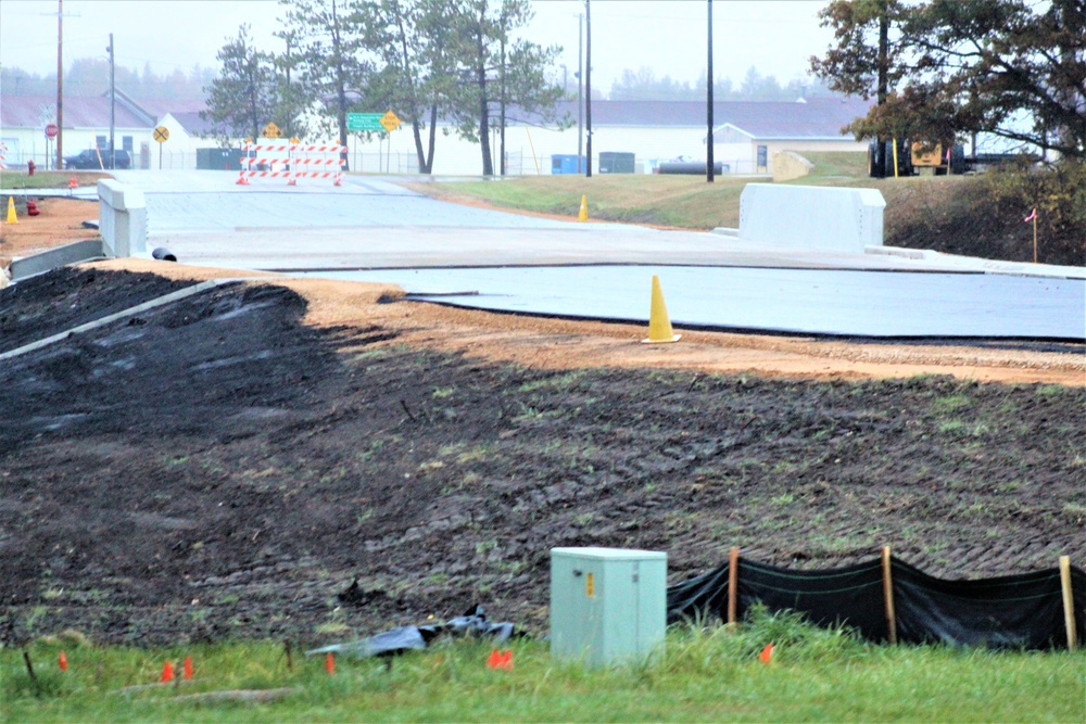 New bridge construction at Fort McCoy