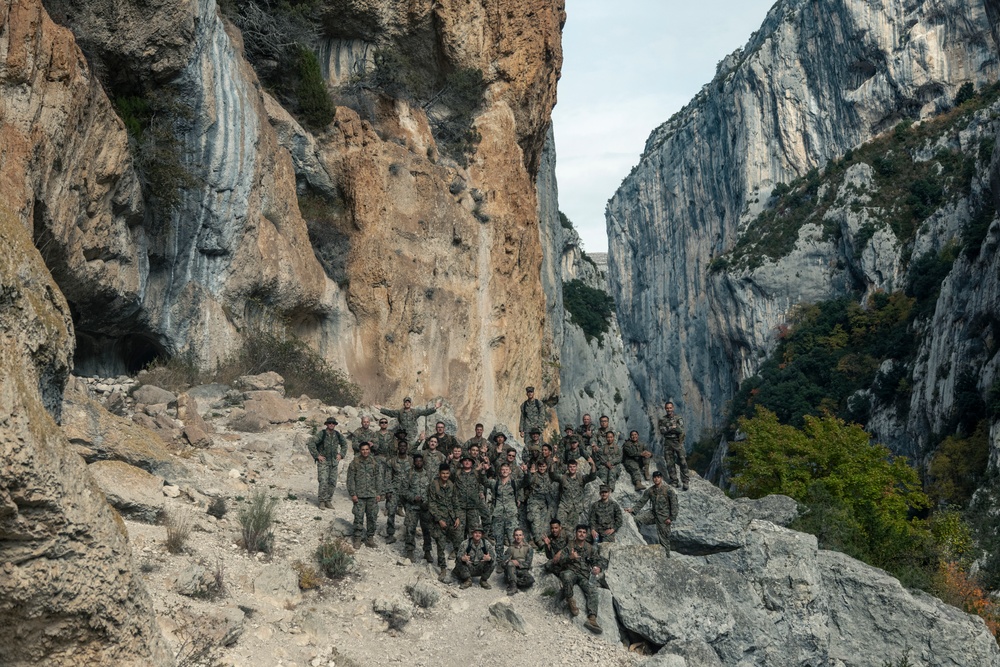 10th Marine Regiment French Bilateral Visit: 15km Hike