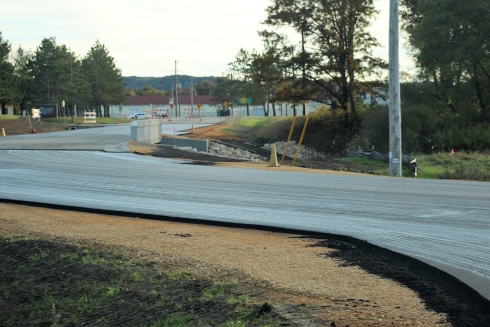 New bridge construction at Fort McCoy