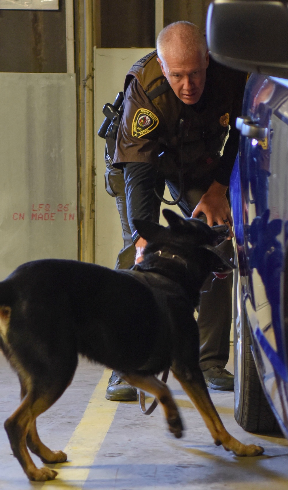 319th Security Forces Squadron partners with local law enforcement during military working dog training day