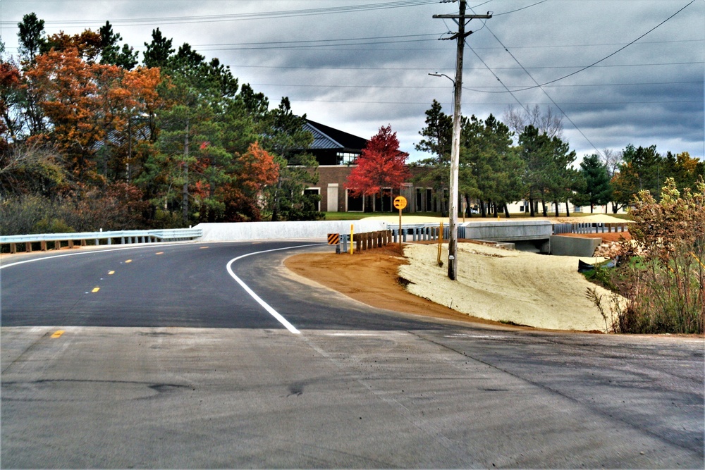 New bridge construction at Fort McCoy