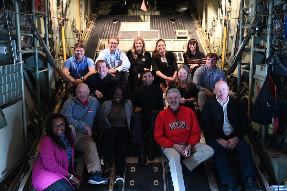 Civic Leaders with Leadership Savannah Organization visit the 165th Airlift Wing