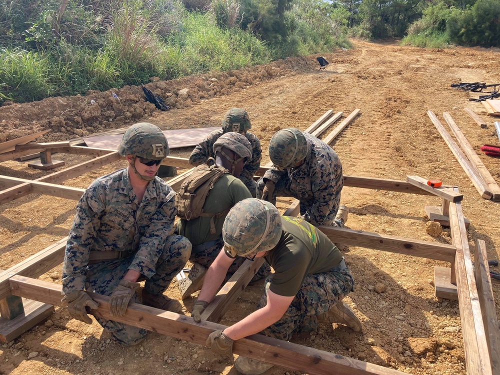 Dvids Images Us Navy Seabees With Nmcb 5 Marines With 3d Lsb Support Exercise Amphitrite 