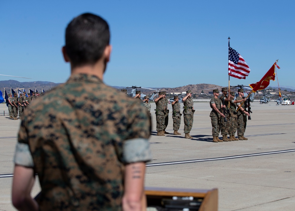 MAG-41 holds relief and appointment, retirement ceremony