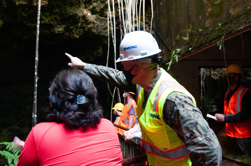 UOG Students Study Karst Hydrogeology Features with DoD Environmental Specialists