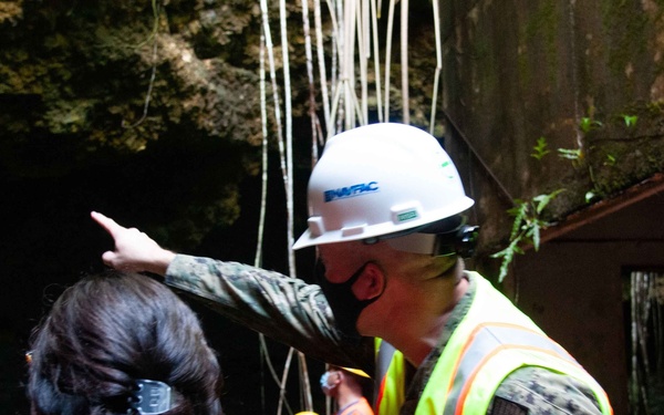 UOG Students Study Karst Hydrogeology Features with DoD Environmental Specialists