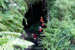 UOG Students Study Karst Hydrogeology Features with DoD Environmental Specialists