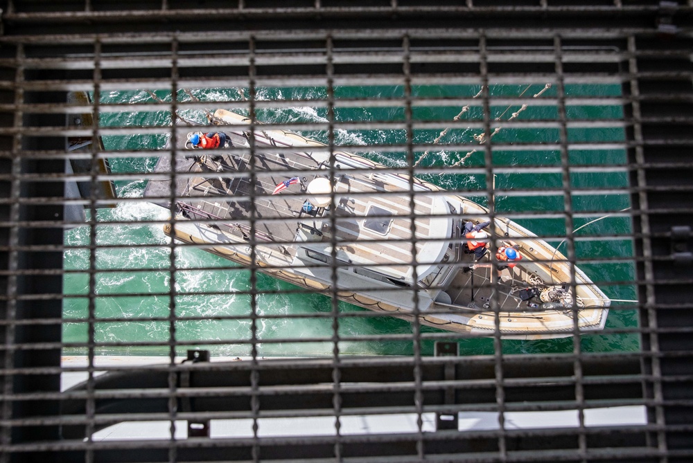 USS Makin Island Small Boat Operations