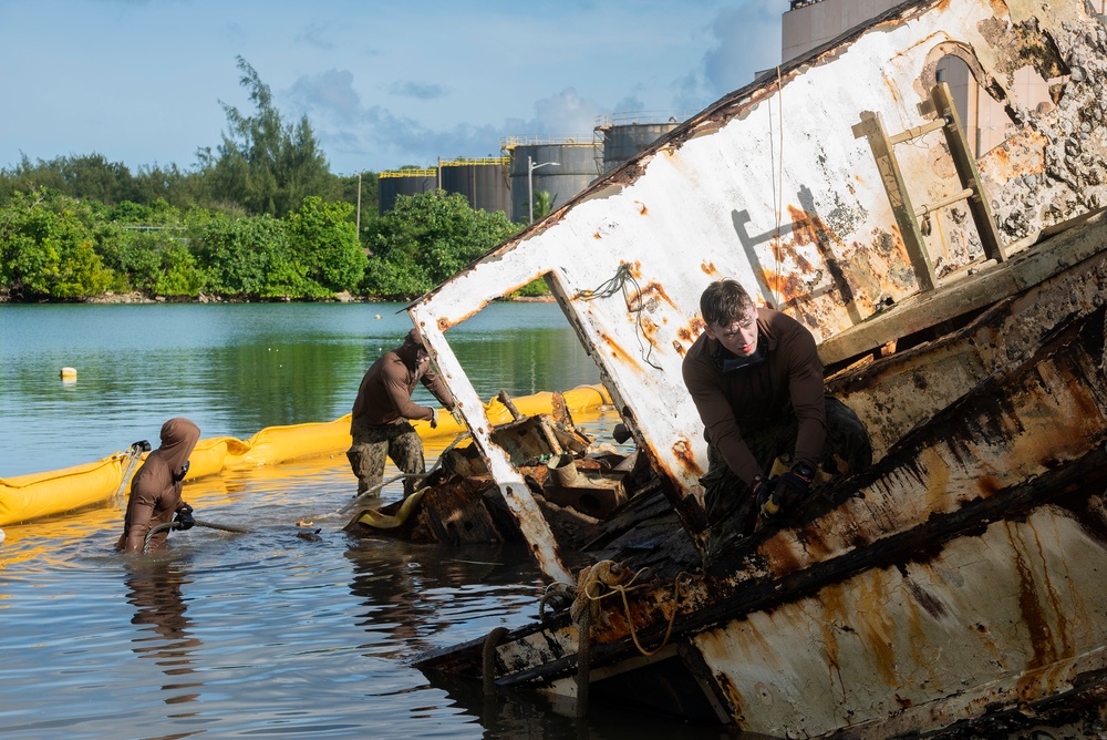 Abandoned Derelict Vessels Removal Underway