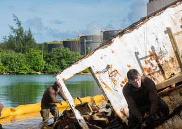Abandoned Derelict Vessels Removal Underway