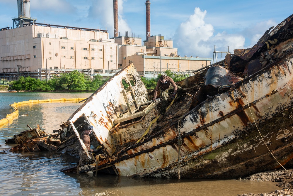 Abandoned Derelict Vessels Removal Underway