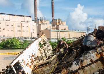 Abandoned Derelict Vessels Removal Underway