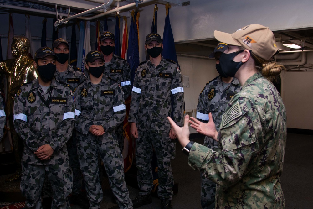 USS Ronald Reagan (CVN 76) Royal Australian Navy Tour