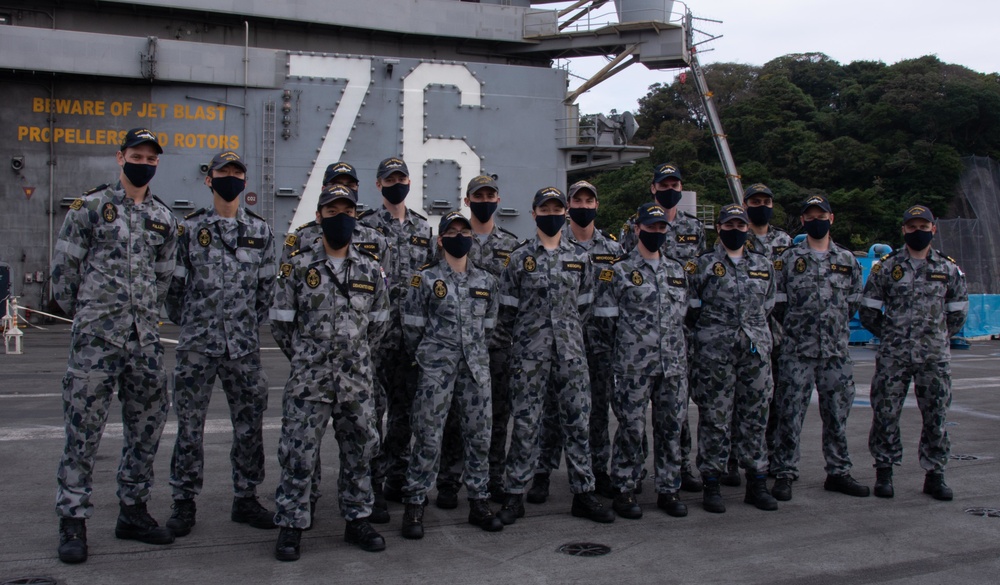 USS Ronald Reagan (CVN 76) Royal Australian Navy Tour