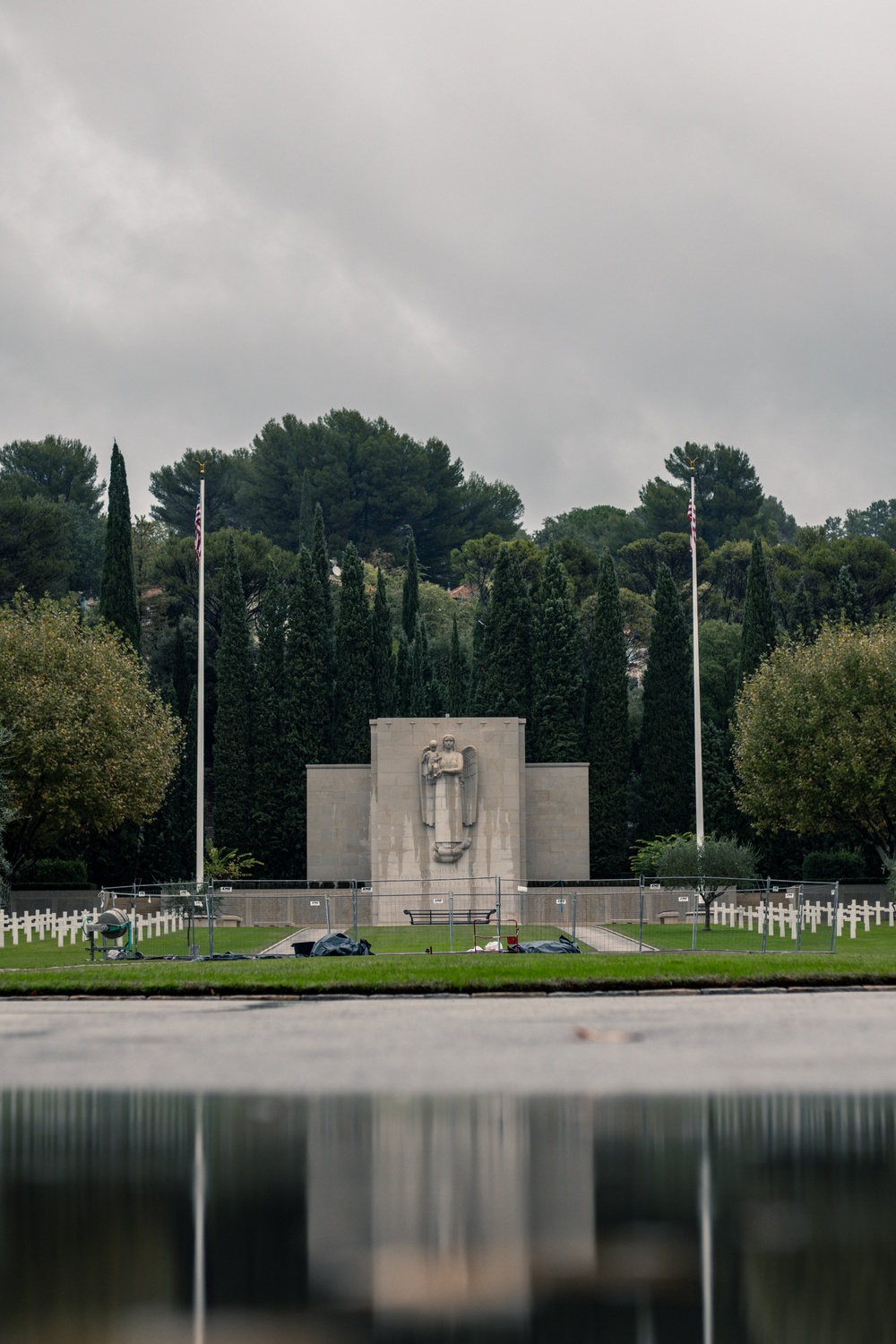 10th Marine Regiment French Bilateral Visit: Rhone American Cemetery