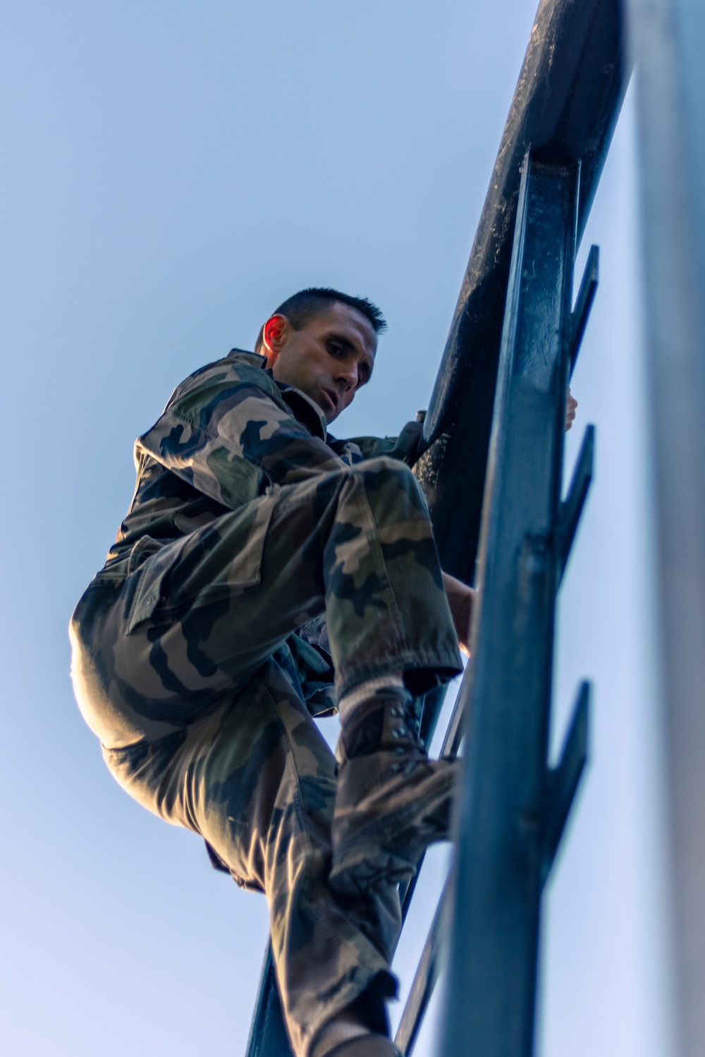 10th Marine Regiment French Bilateral Visit: French Marine Obstacle Course