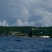 USS Hampton Moors Alongside USS Frank Cable