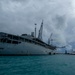 USS Hampton Moors Alongside USS Frank Cable