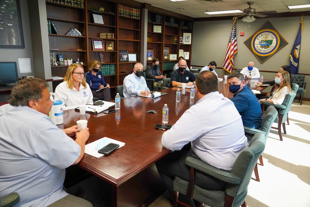 Hurricane Ida: FEMA Administrator Visits with Terrebonne and Lafourche Parish Presidents