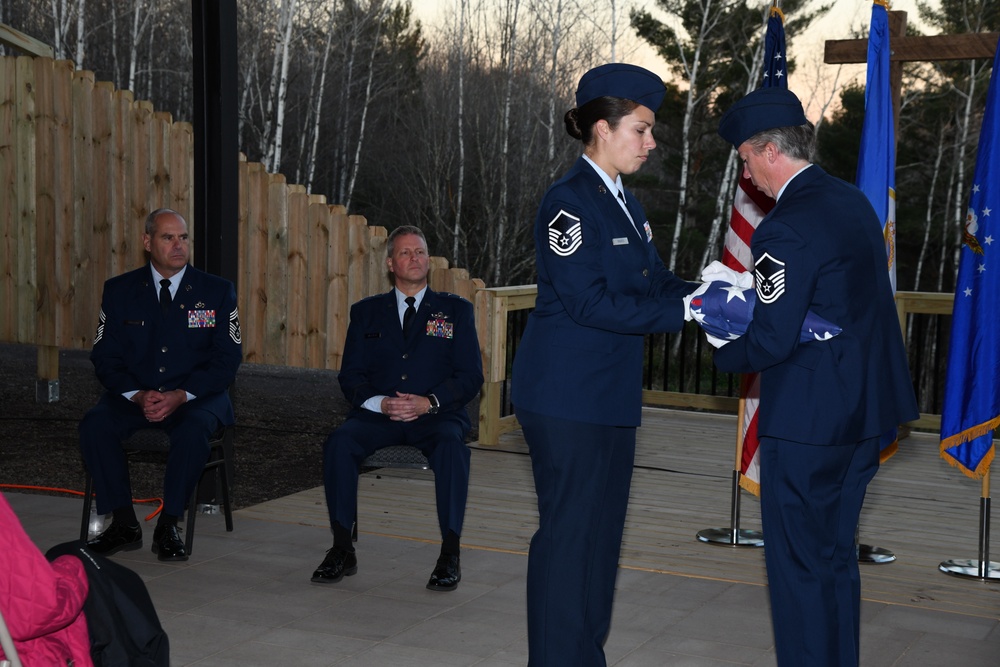 Minnesota Air National Guard Command Chief Master Sgt. Mark Rukavina retirement ceremony