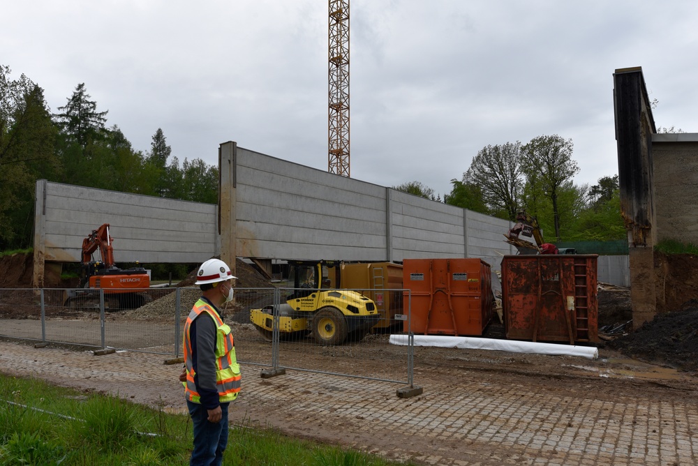 Noise mitigation work at Panzer Kaserne to reduce range impacts to neighboring community