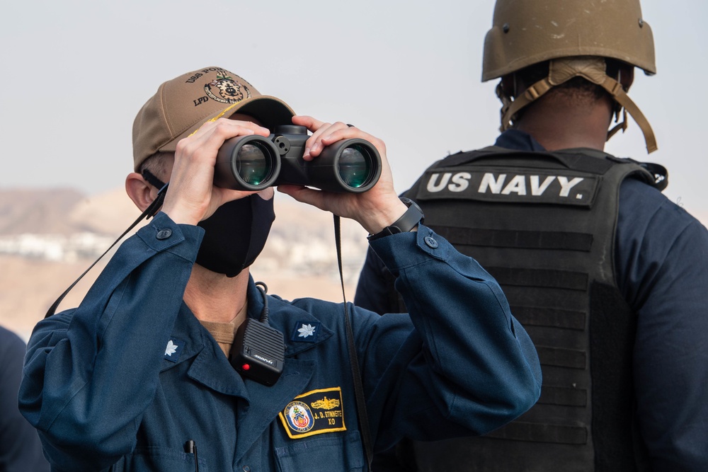 USS Portland (LPD 27) Arrives at Eilat, Israel
