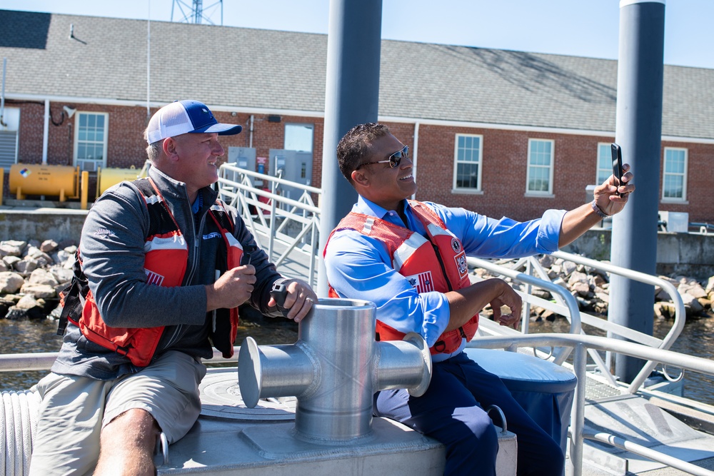 ESPN with the Coast Guard
