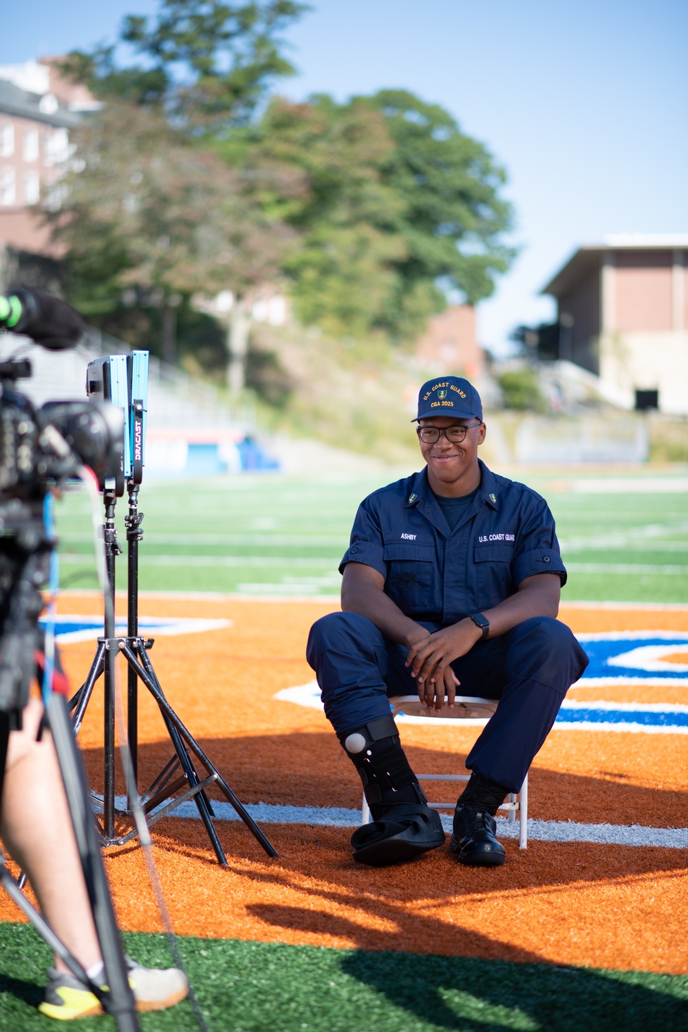 ESPN with the Coast Guard