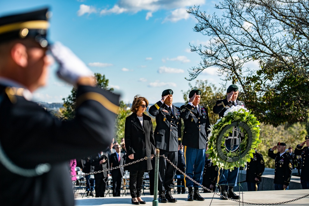 1st Special Forces Command (Airborne) Wreath-Laying Ceremony to Commemorate President John F. Kennedy's Contributions to the U.S. Army Special Forces