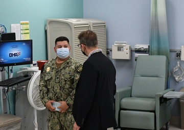 DHA leaders visit BHC Kaneohe Bay Immunizations