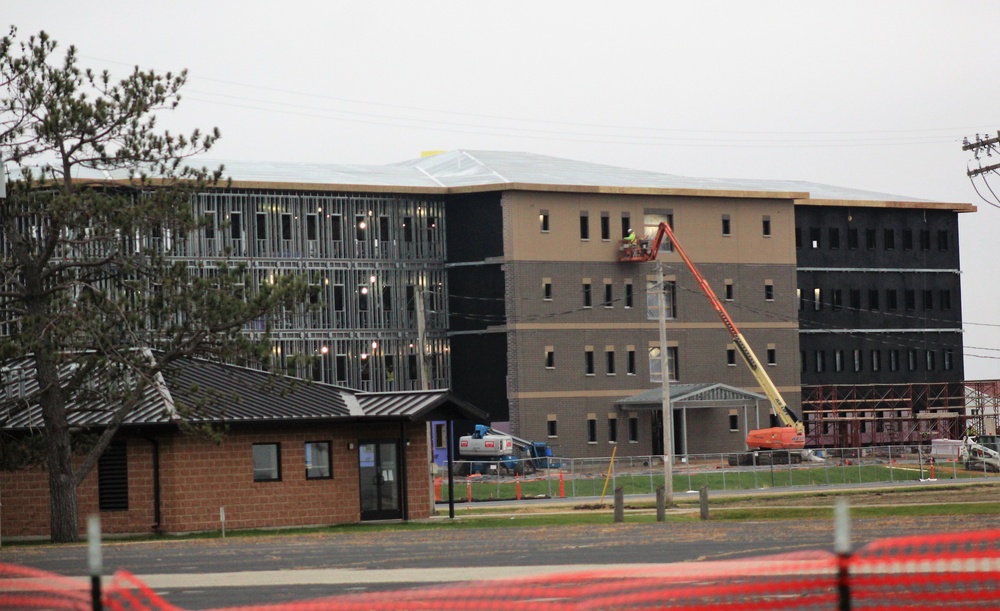 Second barracks project, funded in fiscal year 2020, continues at brisk pace at Fort McCoy