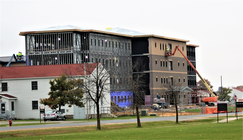 Second barracks project, funded in fiscal year 2020, continues at brisk pace at Fort McCoy