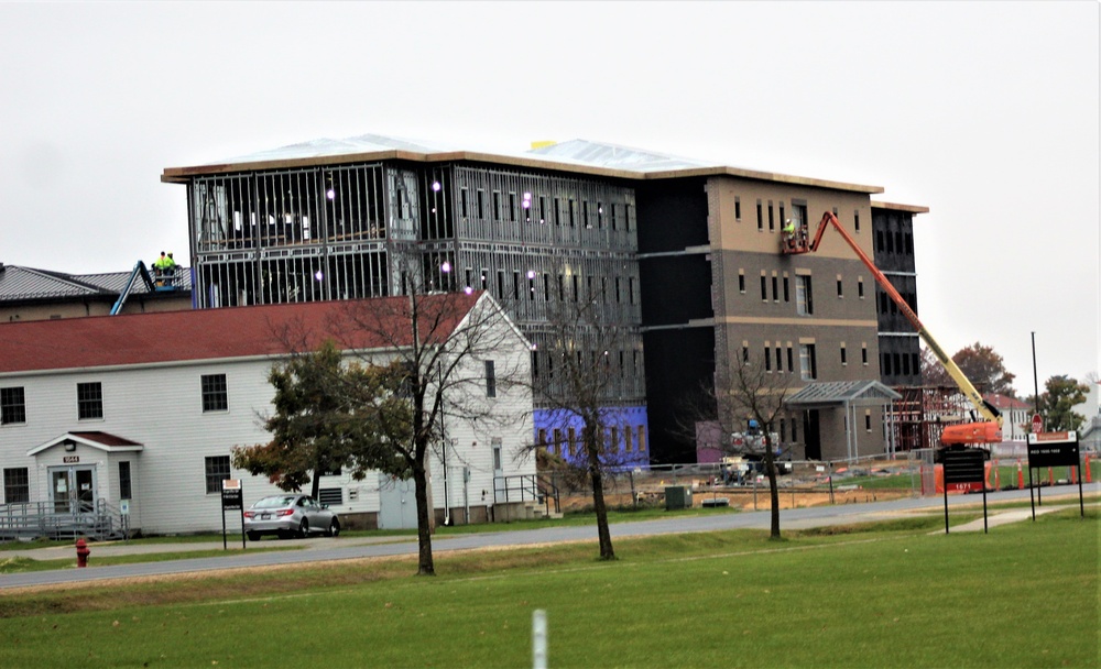 Second barracks project, funded in fiscal year 2020, continues at brisk pace at Fort McCoy