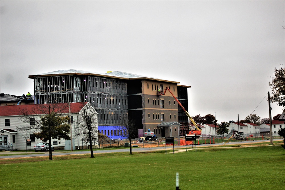 Second barracks project, funded in fiscal year 2020, continues at brisk pace at Fort McCoy