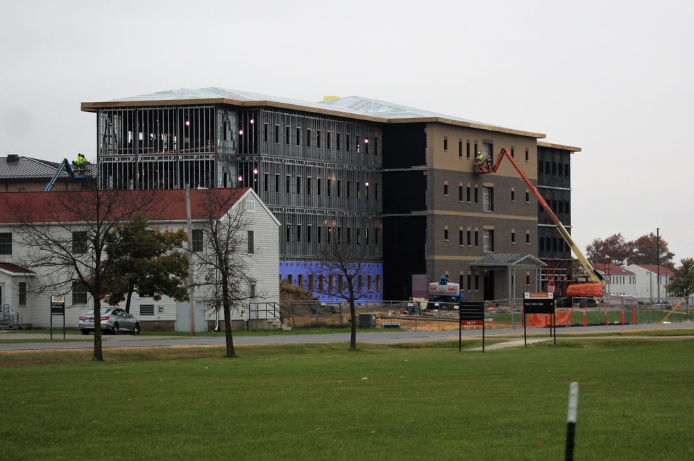 Second barracks project, funded in fiscal year 2020, continues at brisk pace at Fort McCoy