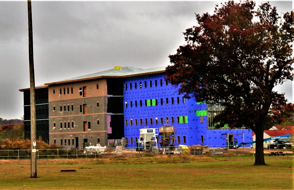 Second barracks project, funded in fiscal year 2020, continues at brisk pace at Fort McCoy