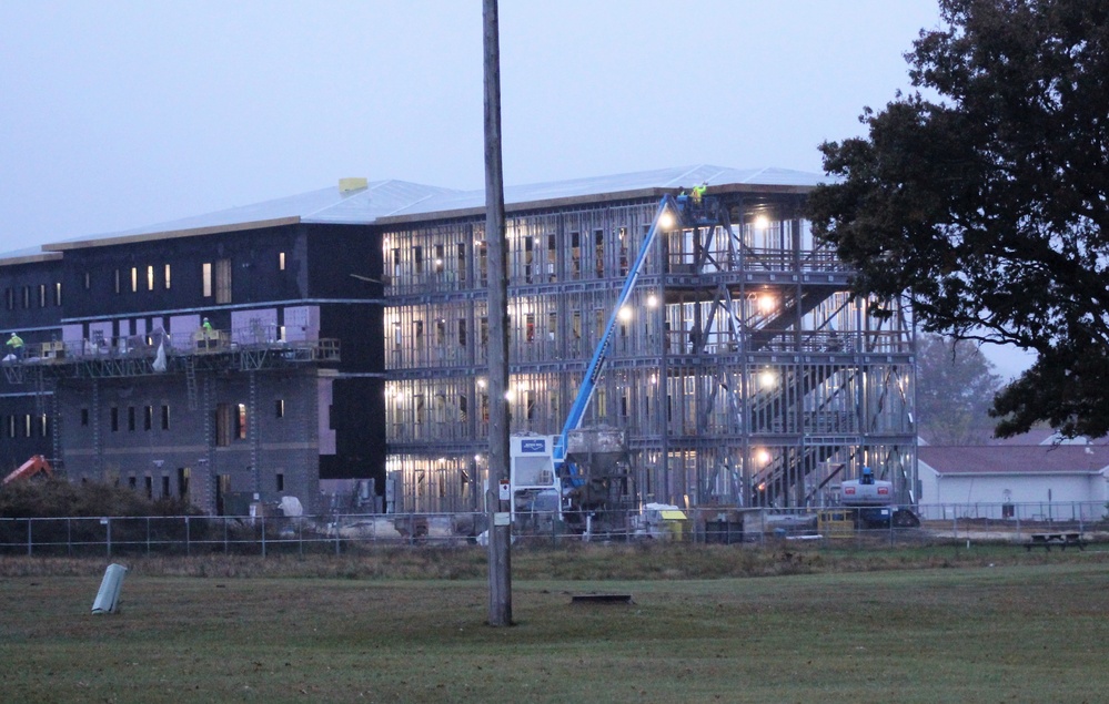 Second barracks project, funded in fiscal year 2020, continues at brisk pace at Fort McCoy